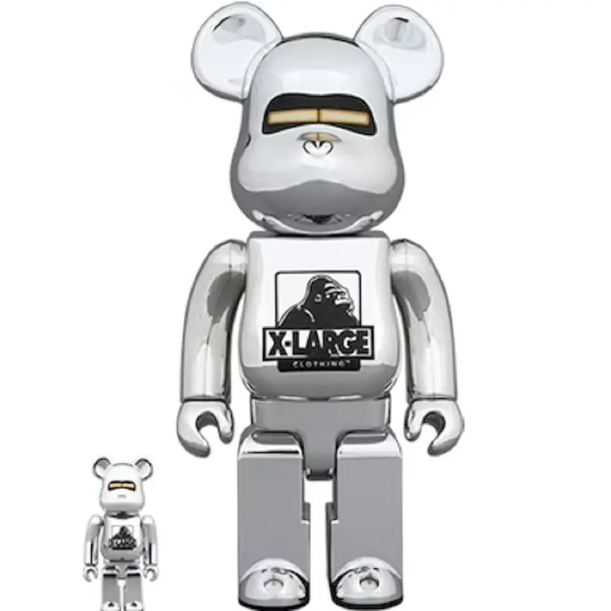 Mô Hình Bearbrick x Xlarge x Hajime Sorayama — kich-thuoc: 100% + 400% Mô Hình Bearbrick x Xlarge x Hajime Sorayama — kich-thuoc: 100% + 400%