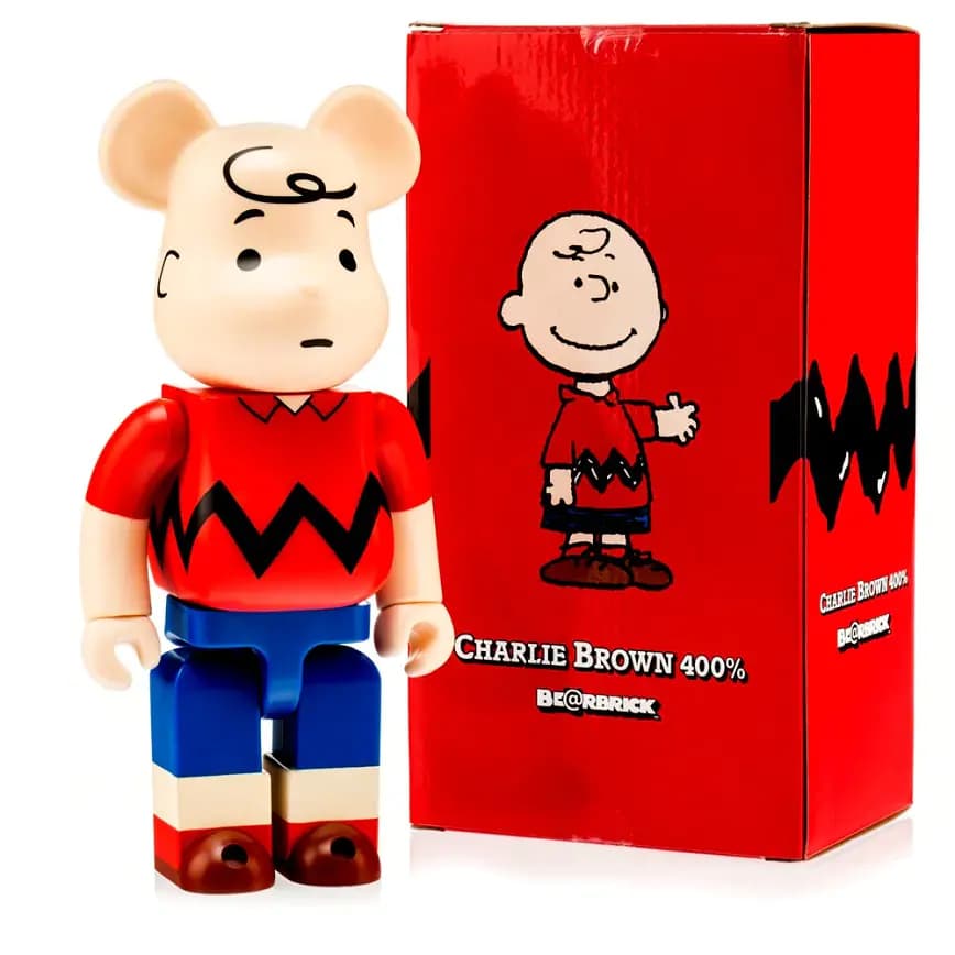 Mô Hình Bearbrick Peanuts Charlie Brown 400% Mô Hình Bearbrick Peanuts Charlie Brown 400%