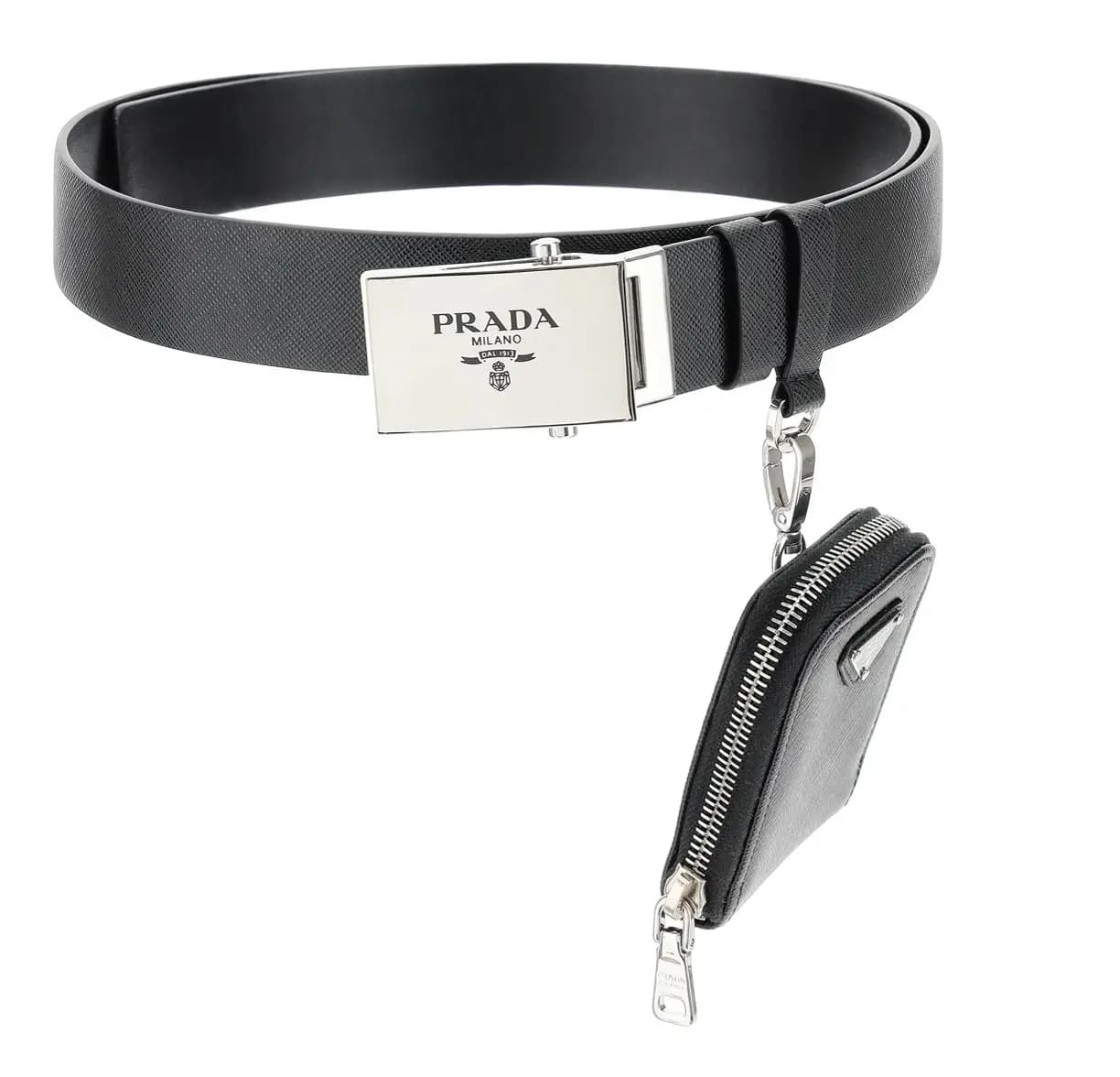 Thắt Lưng Prada Saffiano Belt With Pouch 2CM236-053-F0002 Thắt Lưng Prada Saffiano Belt With Pouch 2CM236-053-F0002