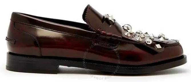 Giày BURBERRY Stud Detail Kiltie Fringe Leather Loafers 4076166 — kich-thuoc: 40.5 Giày BURBERRY Stud Detail Kiltie Fringe Leather Loafers 4076166 — kich-thuoc: 40.5