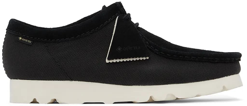 Giày Clarks Wallabee Gore-Tex 'Black Canvas' 261-60315 Giày Clarks Wallabee Gore-Tex 'Black Canvas' 261-60315