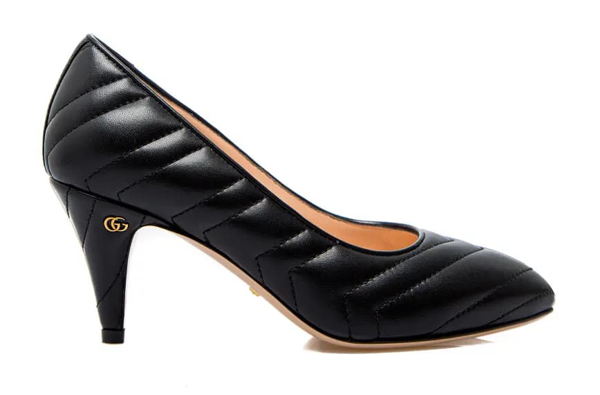 Giày Gucci Wmns Quilted Leather Pumps 658673-BKO00-1000 Giày Gucci Wmns Quilted Leather Pumps 658673-BKO00-1000
