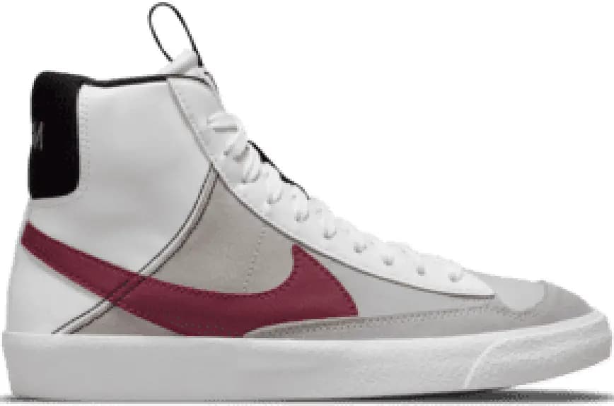 Giày Nike Blazer Mid 77 SE 'Rush Maroon' (GS) DH8640-101 Giày Nike Blazer Mid 77 SE 'Rush Maroon' (GS) DH8640-101