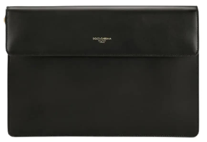 Túi Dolce & Gabbana Mediterraneo Calfskin Clutch Black BM1586AC95480999 Túi Dolce & Gabbana Mediterraneo Calfskin Clutch Black BM1586AC95480999