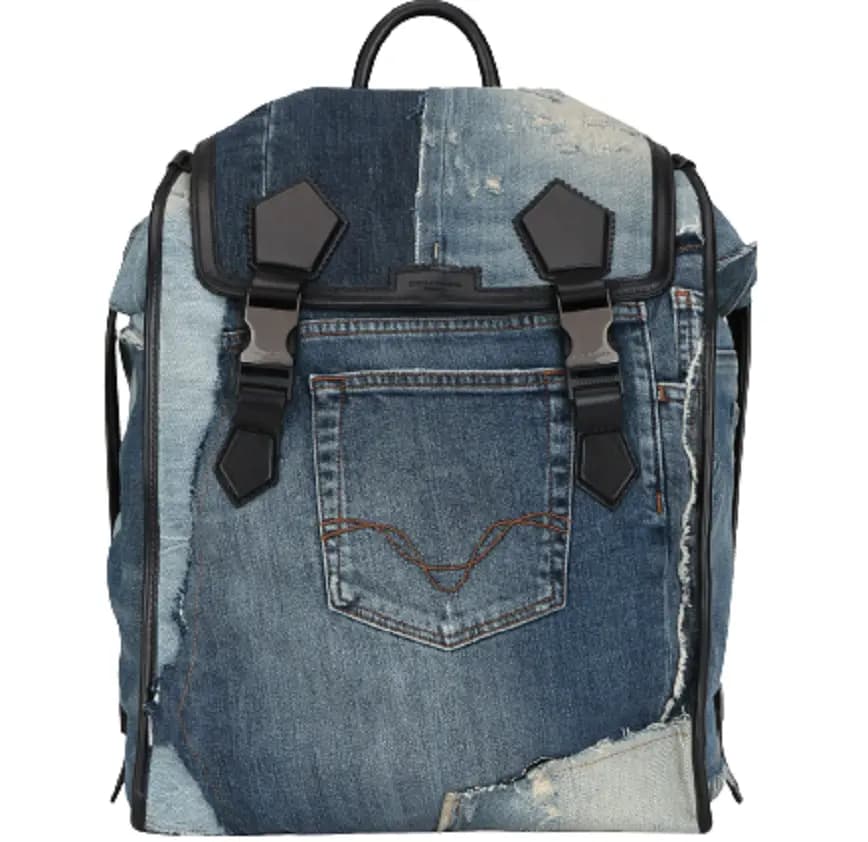 Túi Dolce & Gabbana Patchwork Denim Edge Backpack BM1799AW34789853 Túi Dolce & Gabbana Patchwork Denim Edge Backpack BM1799AW34789853