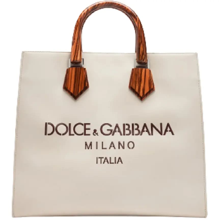 Túi Dolce & Gabbana Design Logo Shopping Bag in Calfskin Túi Dolce & Gabbana Design Logo Shopping Bag in Calfskin