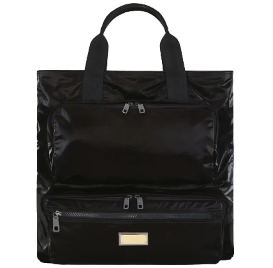 Túi Dolce & Gabbana Nero Sicilia Dna Nylon Shopper With Branded Tag Túi Dolce & Gabbana Nero Sicilia Dna Nylon Shopper With Branded Tag