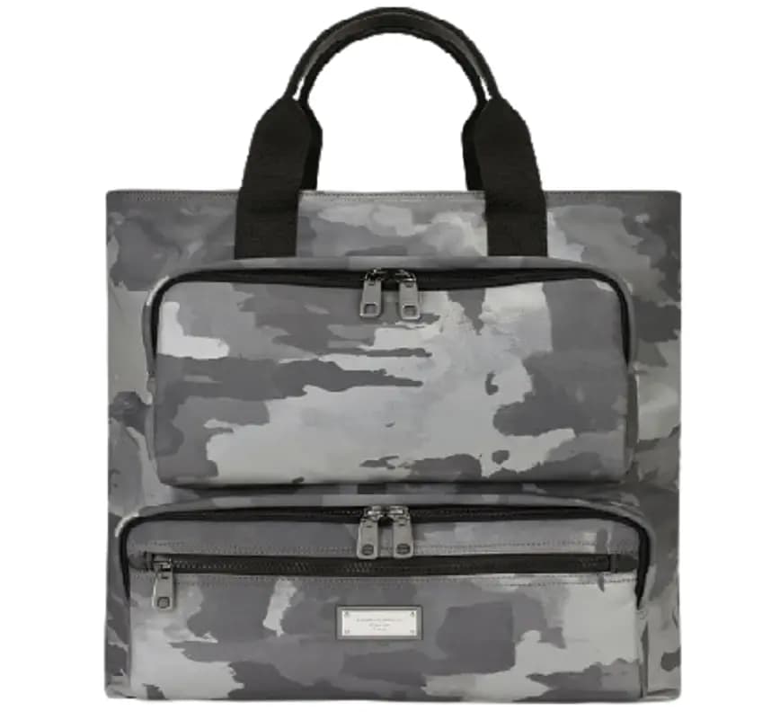 Túi Dolce & Gabbana Camouflage Print Nylon White Black BM1959AO28289697 Túi Dolce & Gabbana Camouflage Print Nylon White Black BM1959AO28289697