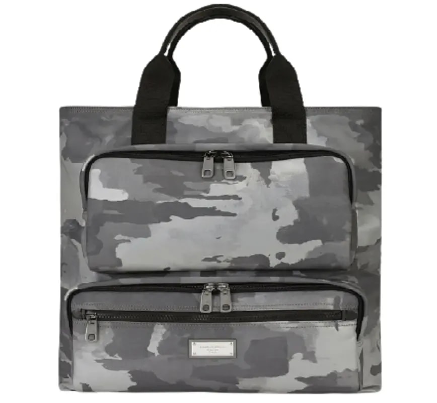 Túi Dolce & Gabbana Camouflage Print Nylon White Black BM1959AO28289697 Túi Dolce & Gabbana Camouflage Print Nylon White Black BM1959AO28289697