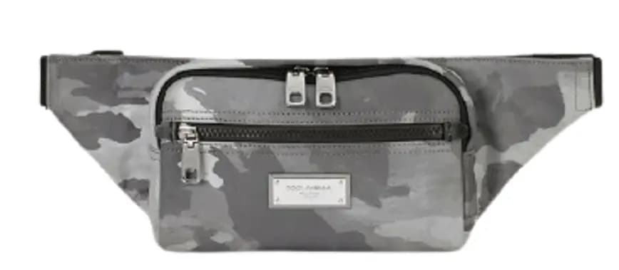 Túi Dolce & Gabbana Camouflage Print Nylon Belt Bag White BM1967AO28289697 Túi Dolce & Gabbana Camouflage Print Nylon Belt Bag White BM1967AO28289697