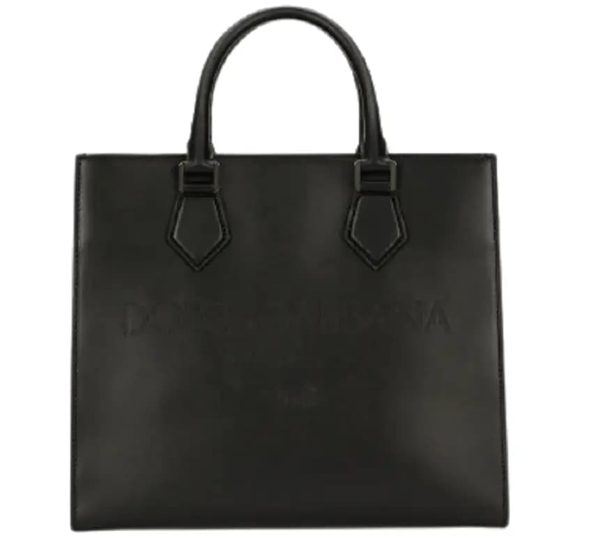 Túi Dolce & Gabbana Calfskin Edge Shopper With Logo Black BM2012AS73880999 Túi Dolce & Gabbana Calfskin Edge Shopper With Logo Black BM2012AS73880999