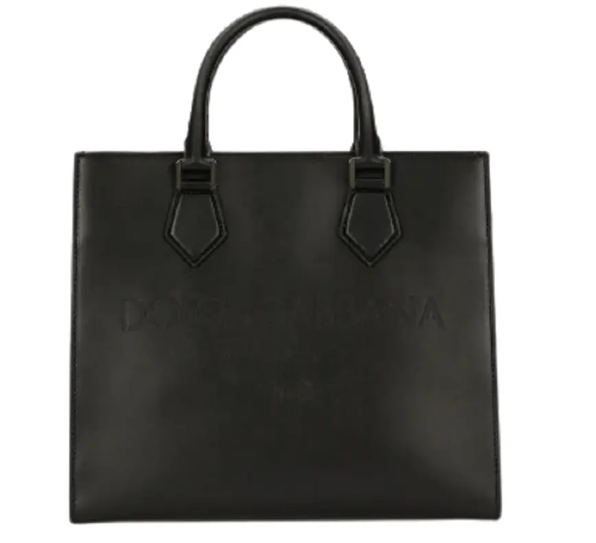 Túi Dolce & Gabbana Calfskin Edge Shopper With Logo Black BM2012AS73880999 Túi Dolce & Gabbana Calfskin Edge Shopper With Logo Black BM2012AS73880999