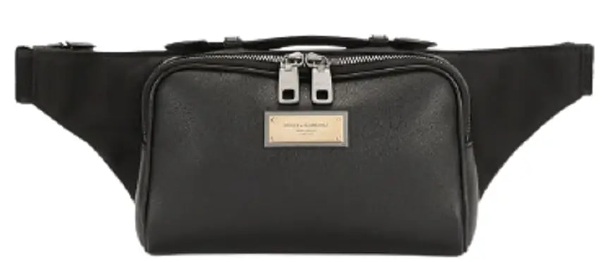 Túi Dolce & Gabbana Grainy Calfskin Belt Bag Black BM2036AQ7568B956 Túi Dolce & Gabbana Grainy Calfskin Belt Bag Black BM2036AQ7568B956