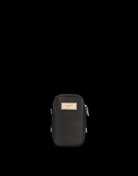 Túi Dolce & Gabbana Grainy Calfskin Crossbody Bag Black BM2041AQ7568B956 Túi Dolce & Gabbana Grainy Calfskin Crossbody Bag Black BM2041AQ7568B956