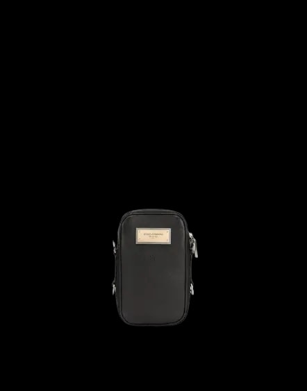 Túi Dolce & Gabbana Grainy Calfskin Crossbody Bag Black BM2041AQ7568B956 Túi Dolce & Gabbana Grainy Calfskin Crossbody Bag Black BM2041AQ7568B956