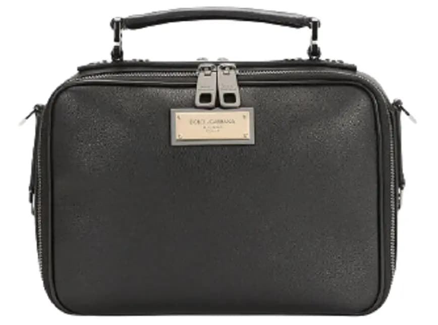 Túi Dolce & Gabbana Grainy Calfskin Shoulder Bag Black BM2052AQ7568B956 Túi Dolce & Gabbana Grainy Calfskin Shoulder Bag Black BM2052AQ7568B956