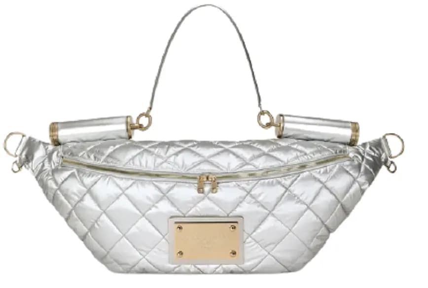 Túi Dolce & Gabbana Quilted Nylon 'Silver' BM7015AQ3158B418 Túi Dolce & Gabbana Quilted Nylon 'Silver' BM7015AQ3158B418