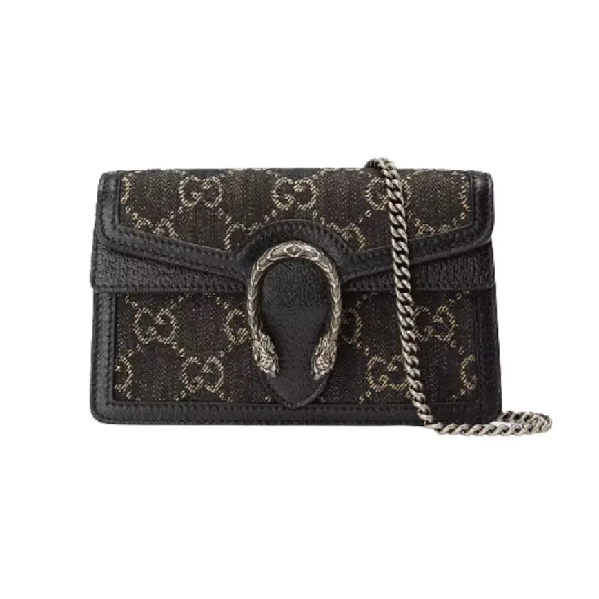 Túi Gucci Dionysus GG 'Black' Denim Jacquard Túi Gucci Dionysus GG 'Black' Denim Jacquard