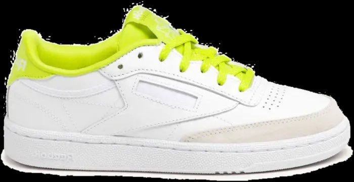 Giày Reebok Club C 85 White Acid Yellow GW5439 — kich-thuoc: lien-he-order Giày Reebok Club C 85 White Acid Yellow GW5439 — kich-thuoc: lien-he-order
