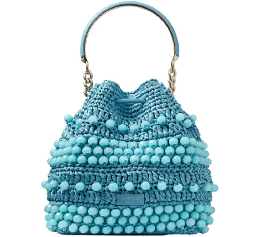 Túi Jimmy Choo Bon Bon 'Malibu' BONBONBUCKETRIC043376 Túi Jimmy Choo Bon Bon 'Malibu' BONBONBUCKETRIC043376