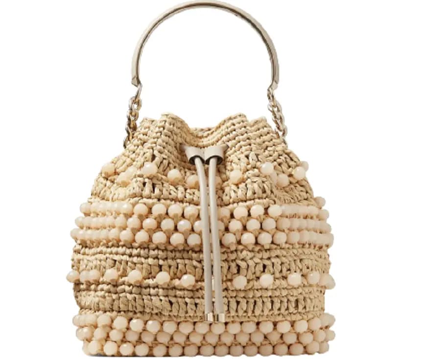 Túi Jimmy Choo Bon Bon 'Light Gold' BONBONBUCKETRIC0C8378 Túi Jimmy Choo Bon Bon 'Light Gold' BONBONBUCKETRIC0C8378