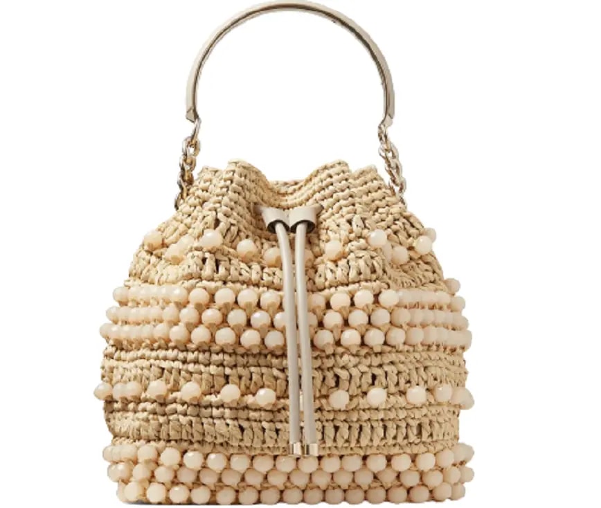 Túi Jimmy Choo Bon Bon 'Light Gold' BONBONBUCKETRIC0C8378 Túi Jimmy Choo Bon Bon 'Light Gold' BONBONBUCKETRIC0C8378