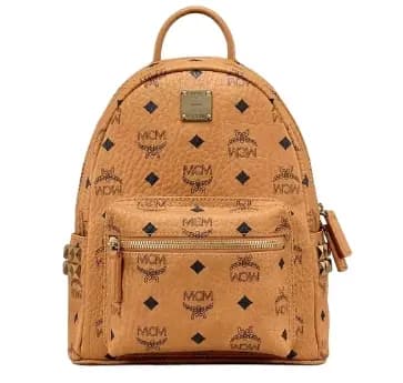Balo MCM Stark Side Studs Backpack Visetos Cognac MMK6SVE41CO001 Balo MCM Stark Side Studs Backpack Visetos Cognac MMK6SVE41CO001