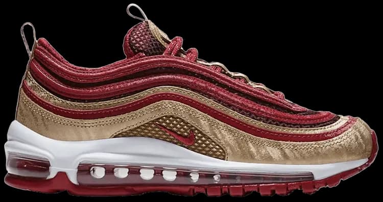 Giày Nike Air Max 97 QS GS 'Noble Red' BQ4429-600 Giày Nike Air Max 97 QS GS 'Noble Red' BQ4429-600