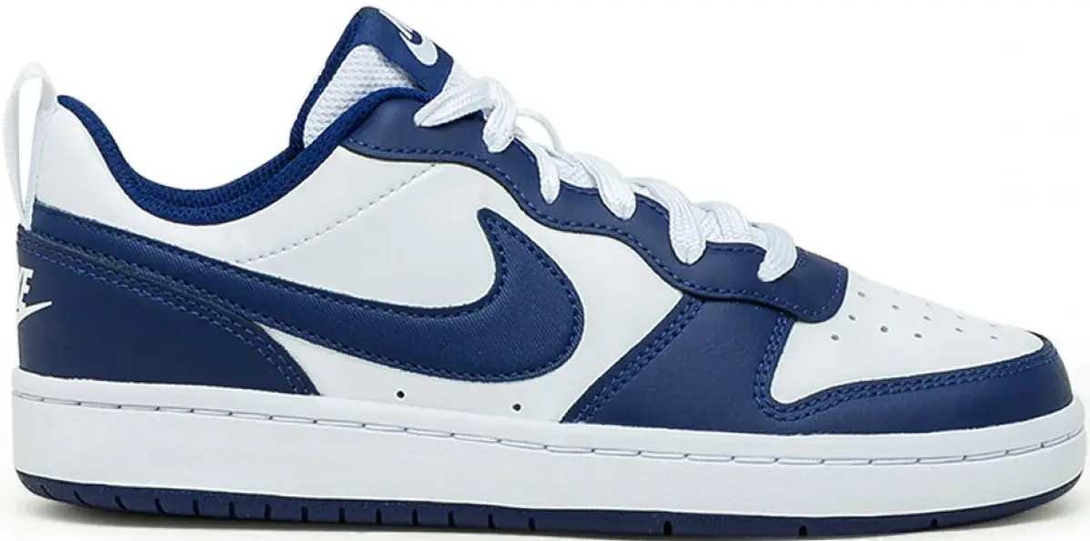 Giày Nike Court Borough Low 2 White Navy (GS) BQ5448-107 — kich-thuoc: 38.5 Giày Nike Court Borough Low 2 White Navy (GS) BQ5448-107 — kich-thuoc: 38.5