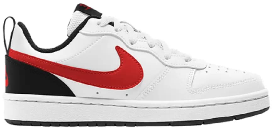 Giày Nike Court Borough Low 2 GS 'White University Red' BQ5448-110 Giày Nike Court Borough Low 2 GS 'White University Red' BQ5448-110