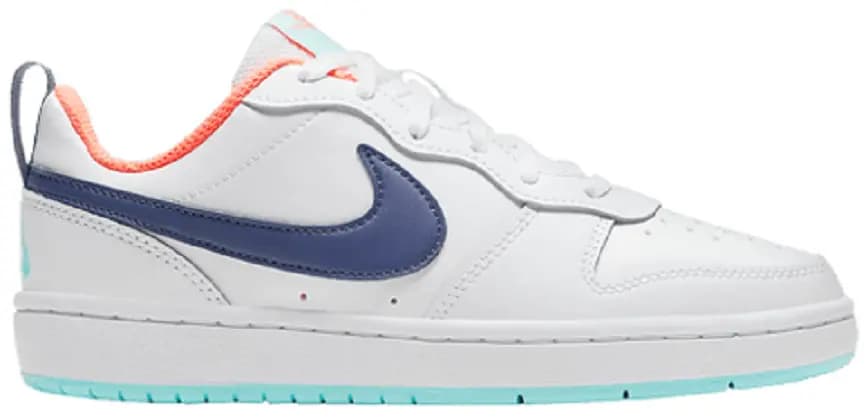 Giày Nike Court Borough Low 2 GS 'White Dark Purple Dust' BQ5448-112 Giày Nike Court Borough Low 2 GS 'White Dark Purple Dust' BQ5448-112