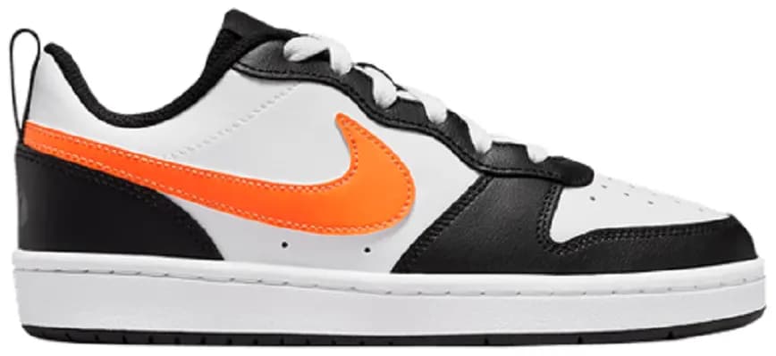 Giày Nike Court Borough Low 2 GS 'White Black Orange' BQ5448-115 Giày Nike Court Borough Low 2 GS 'White Black Orange' BQ5448-115