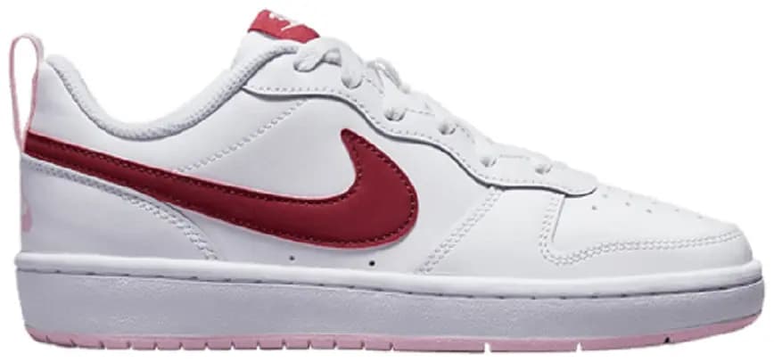 Giày Nike Court Borough Low 2 GS 'White Dark Beetroot' BQ5448-120 Giày Nike Court Borough Low 2 GS 'White Dark Beetroot' BQ5448-120