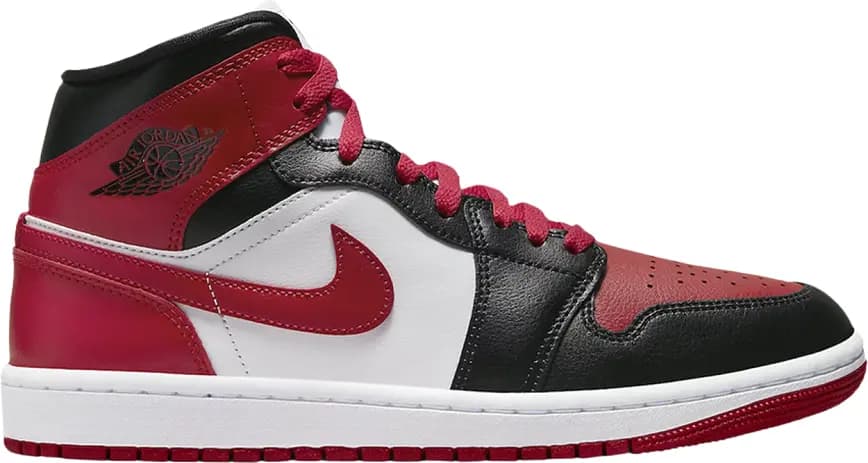 Giày Nike Air Jordan 1 Mid 'Alternate Bred Toe' BQ6472-079 Giày Nike Air Jordan 1 Mid 'Alternate Bred Toe' BQ6472-079