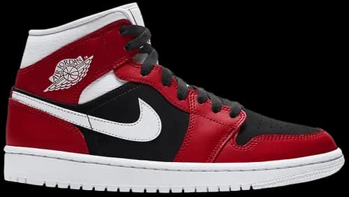 Giày Nike Air Jordan 1 Mid 'Gym Red Black' BQ6472-601 Giày Nike Air Jordan 1 Mid 'Gym Red Black' BQ6472-601