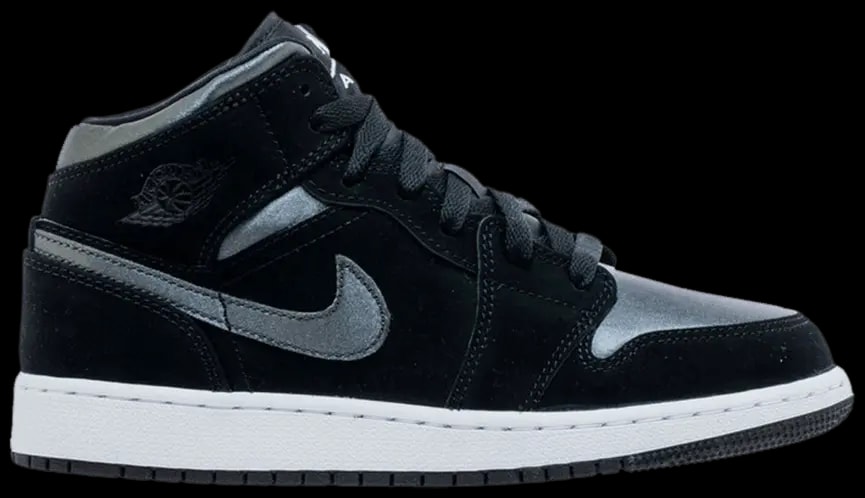 Giày Nike Air Jordan 1 Mid SE GS 'Black Anthracite' BQ6931-012 — kich-thuoc: 36 Giày Nike Air Jordan 1 Mid SE GS 'Black Anthracite' BQ6931-012 — kich-thuoc: 36