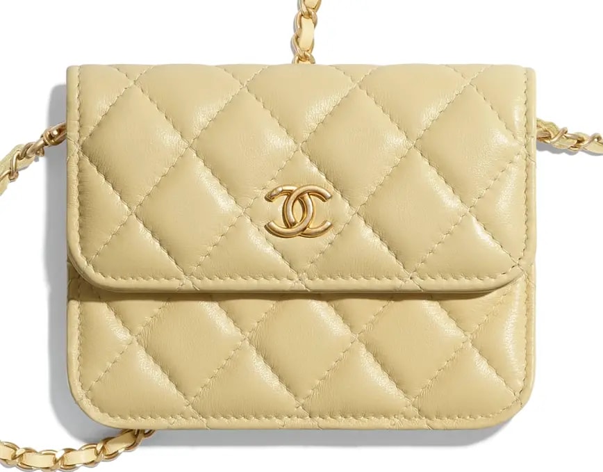 Túi Chanel Clutch On Chain Lambskin Gold AP1628-B02916-NA105 Túi Chanel Clutch On Chain Lambskin Gold AP1628-B02916-NA105
