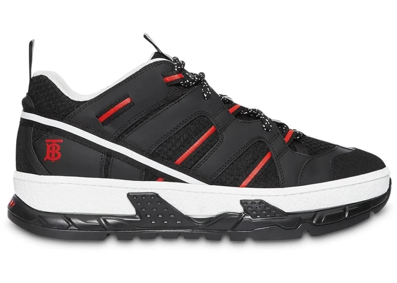 Giày Burberry Mesh Nubuck Union Black Red 80171311 Giày Burberry Mesh Nubuck Union Black Red 80171311