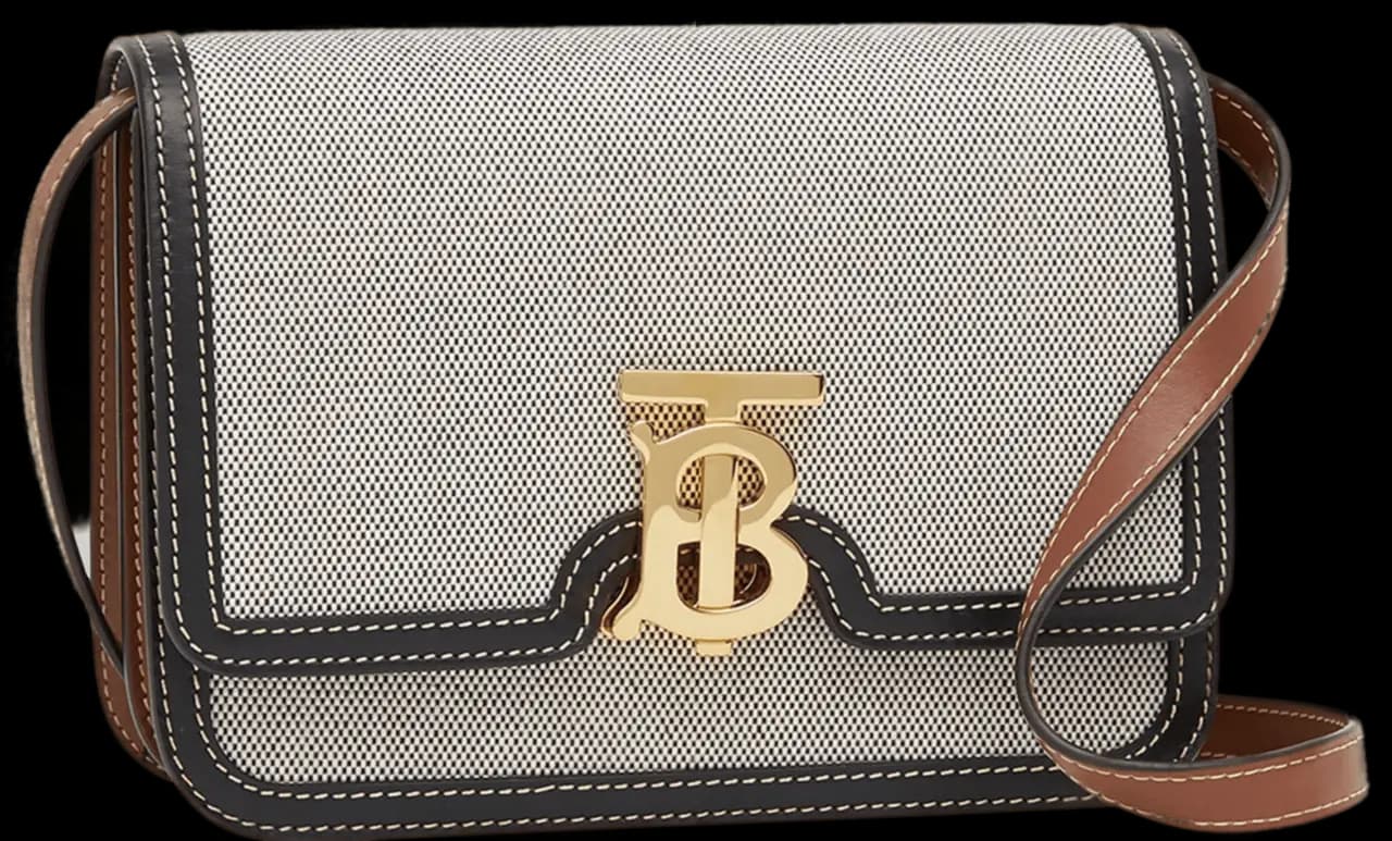Túi Burberry Small Tri-tone TB Bag 'Black Tan' 80306661 Túi Burberry Small Tri-tone TB Bag 'Black Tan' 80306661