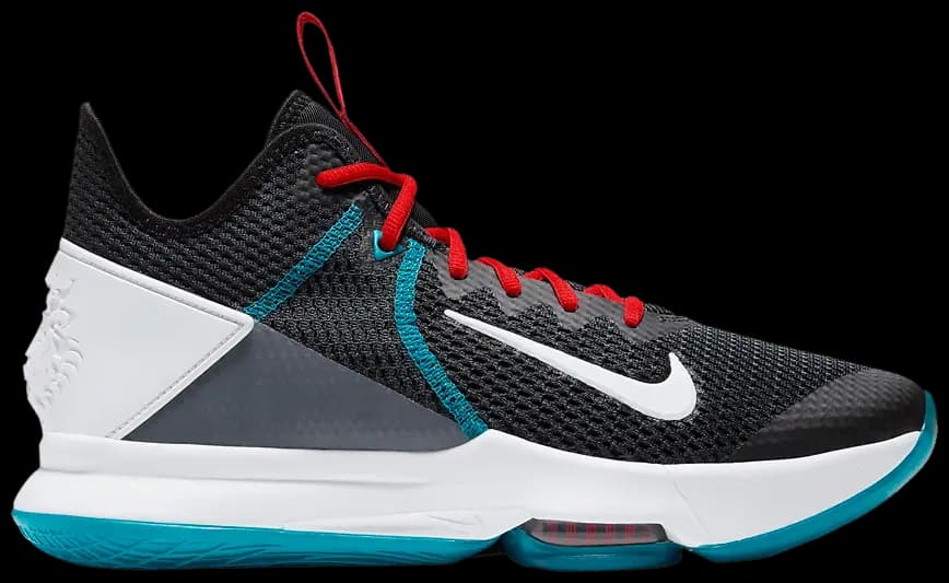 Giày Nike LeBron Witness 4 'Black Red Glass Blue' BV7427-005 Giày Nike LeBron Witness 4 'Black Red Glass Blue' BV7427-005