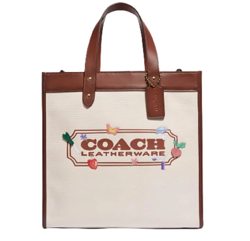 Túi Coach Field Tote With Garden Embroidery Coach Badge C2774 B4 NA Túi Coach Field Tote With Garden Embroidery Coach Badge C2774 B4 NA