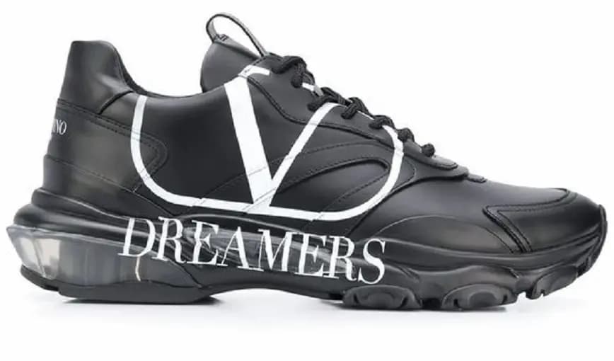 Giày Valentino Black Leather Sneakers TY0S0B05-EAJ-0NI Giày Valentino Black Leather Sneakers TY0S0B05-EAJ-0NI