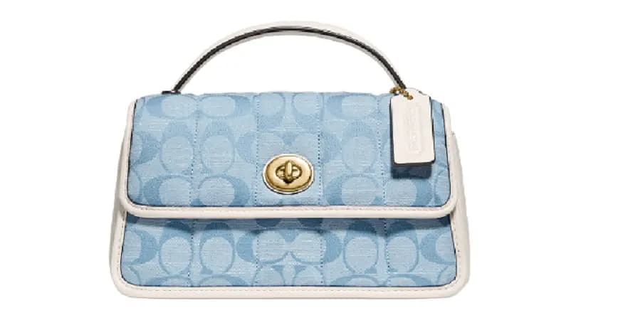 Túi Coach Dinky 18 In Signature Chambray With Quilting C4689 B4SUX Túi Coach Dinky 18 In Signature Chambray With Quilting C4689 B4SUX