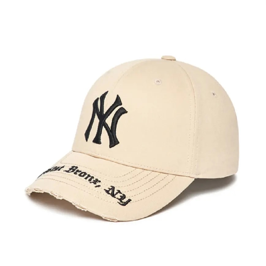 Mũ MLB Gothic Address Ball Cap NY Yankees Beige Mũ MLB Gothic Address Ball Cap NY Yankees Beige