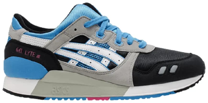 Giày Asics Gel Lyte 3 GS 'Black Blue' C5A4N-9001 Giày Asics Gel Lyte 3 GS 'Black Blue' C5A4N-9001