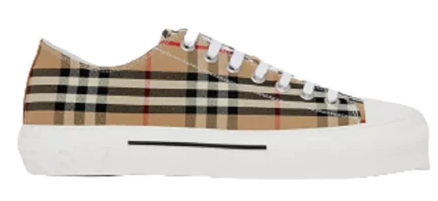 Giày Burberry Vintage Check Cotton 'Archive Beige' 80497451 Giày Burberry Vintage Check Cotton 'Archive Beige' 80497451
