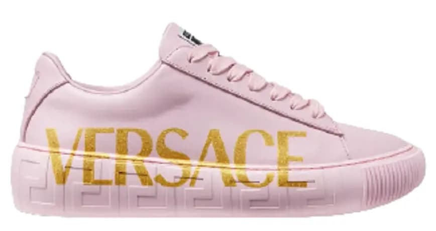 Giày Versace Greca Logo Trainers Pink Gold DST644D-1A00818-1P88V Giày Versace Greca Logo Trainers Pink Gold DST644D-1A00818-1P88V