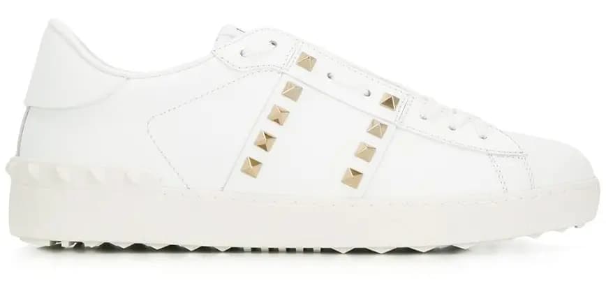 Giày Valentino Calfskin Rockstud Untitled Sneaker WY2S0931BHS0BO Giày Valentino Calfskin Rockstud Untitled Sneaker WY2S0931BHS0BO