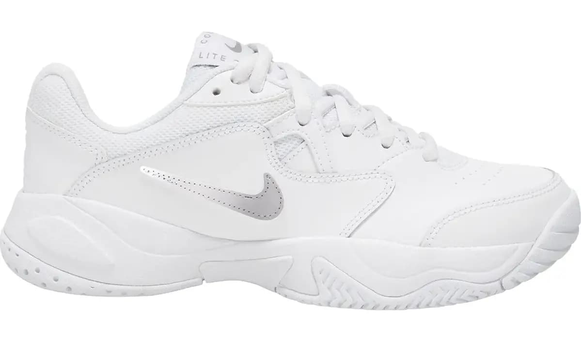 Giày Tennis Nike Court Lite 2 Girl's 'White Metallic Silver' CD0440-105 Giày Tennis Nike Court Lite 2 Girl's 'White Metallic Silver' CD0440-105