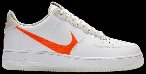 Giày Nike Air Force 1 Low 'Orange Swoosh' CD0888-100 Giày Nike Air Force 1 Low 'Orange Swoosh' CD0888-100